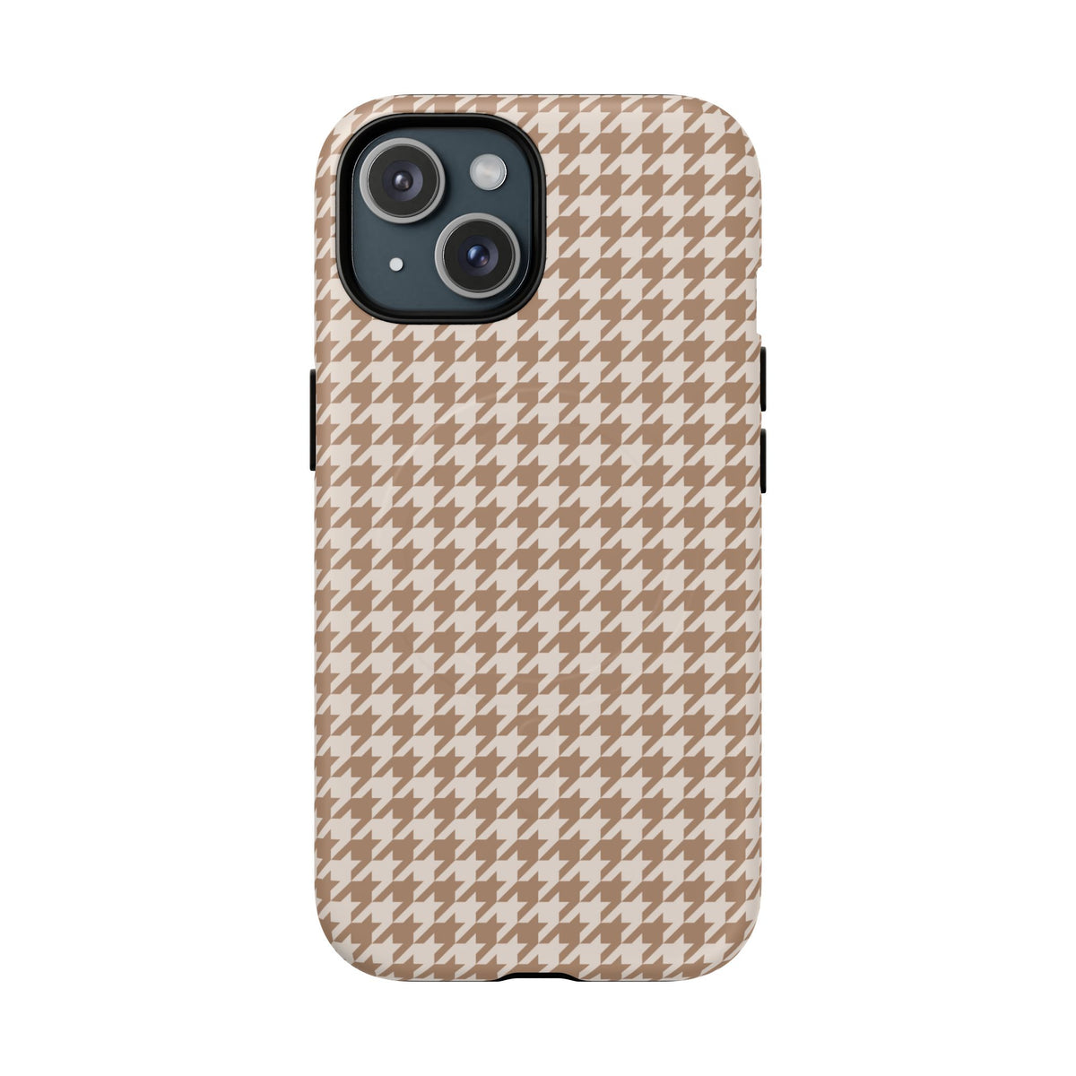 Chic Happens | Camel Houndstooth MagSafe Case