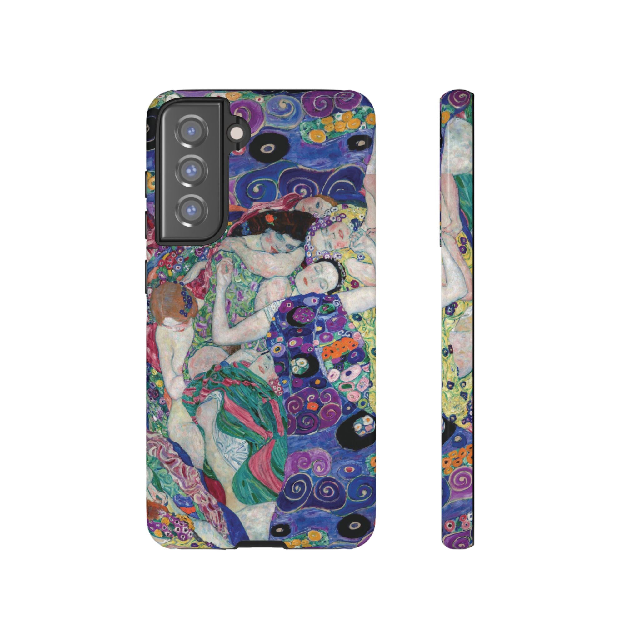 The Maiden Klimt Collage Galaxy Case