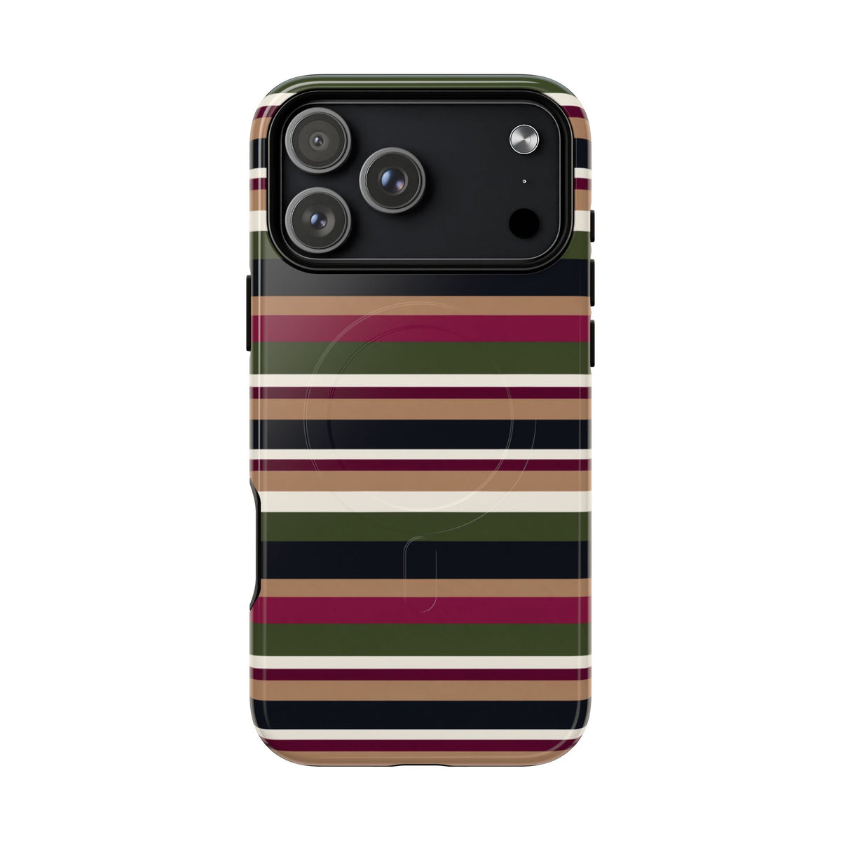 West End | Retro Striped MagSafe Case