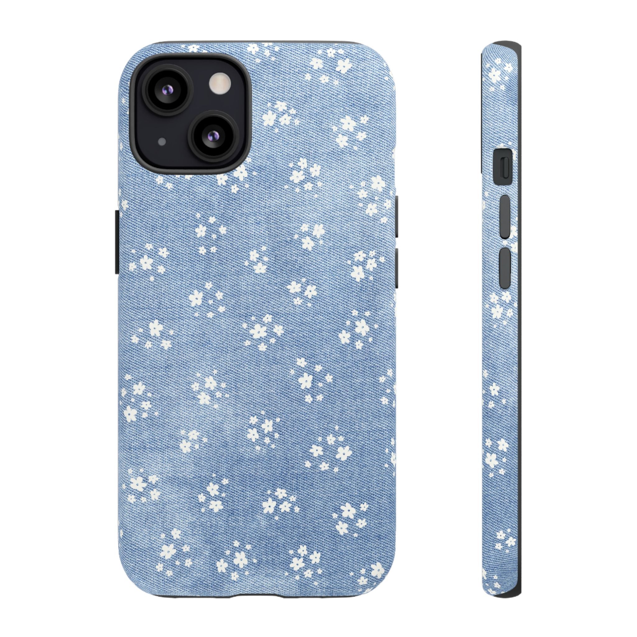 Denim Daisy Phone Case
