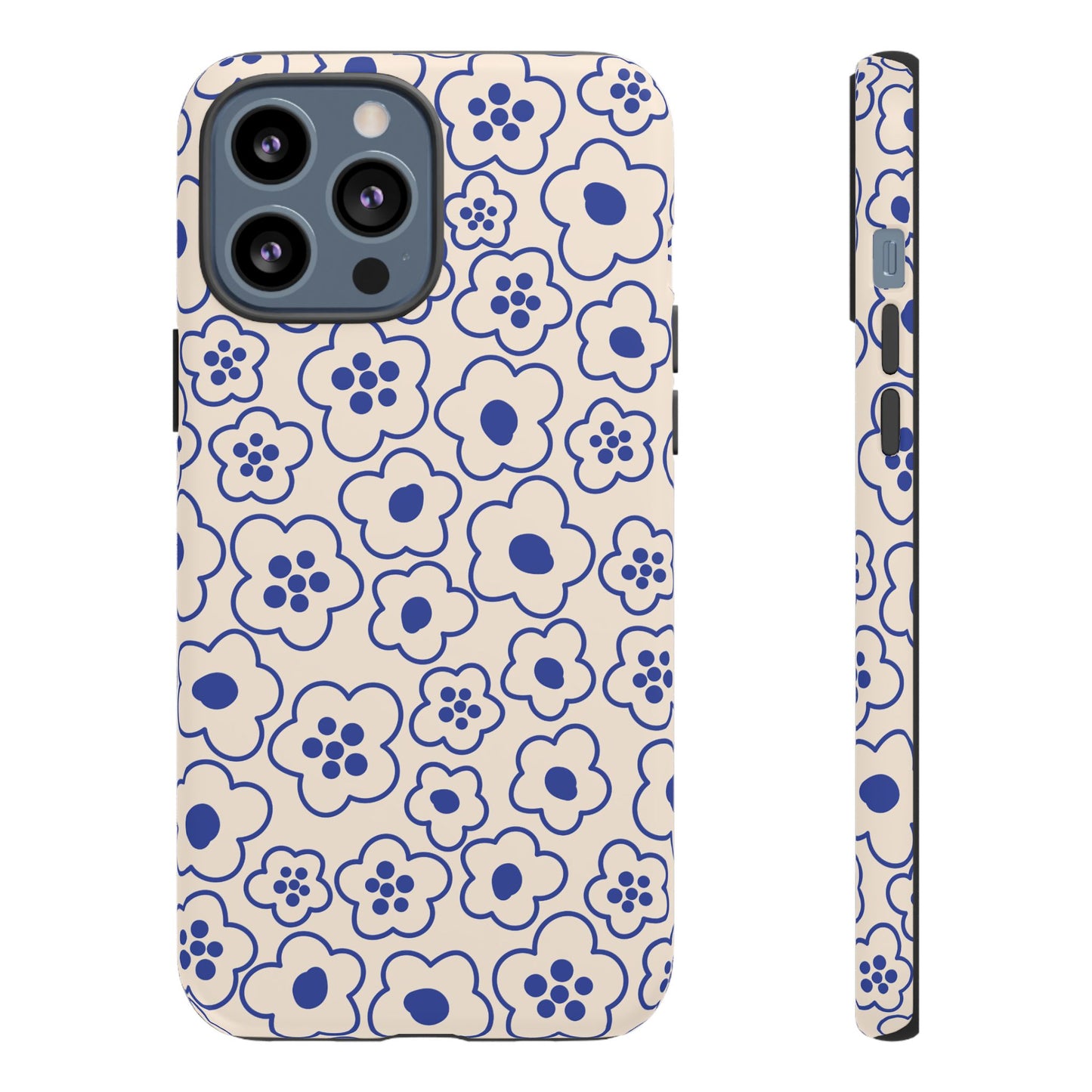 Blossom | Blue Retro Flower Case