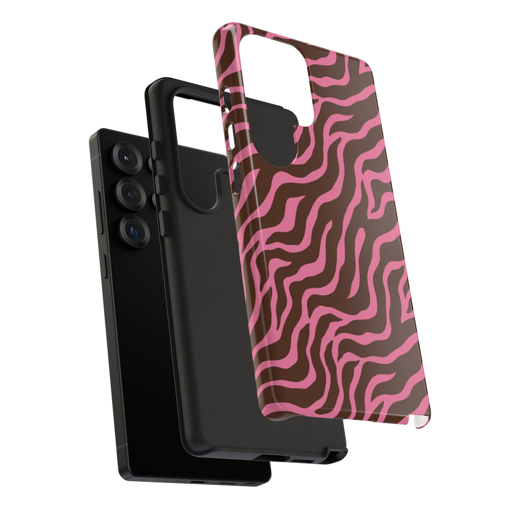 Pink Instinct | Zebra Print Galaxy Case