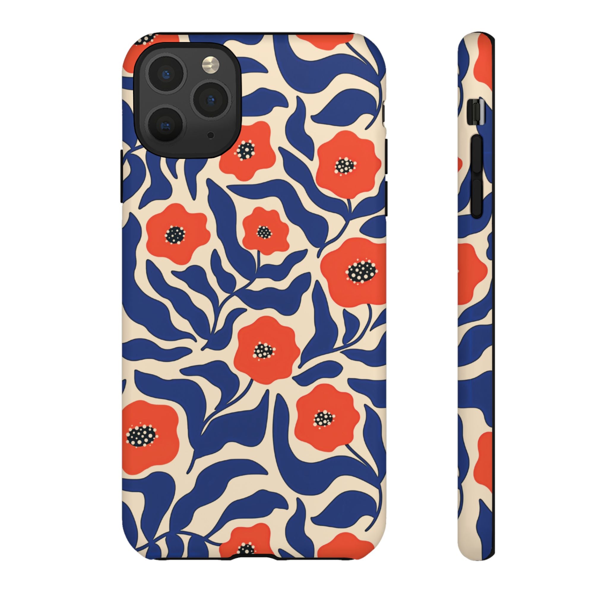 Indigo Poppy Phone Case