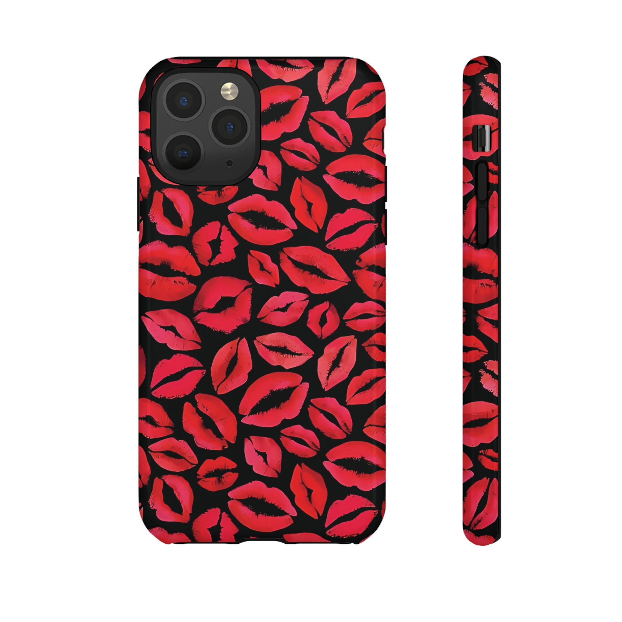 Coque iPhone à lèvres rouges | Embrasse et dis-moi