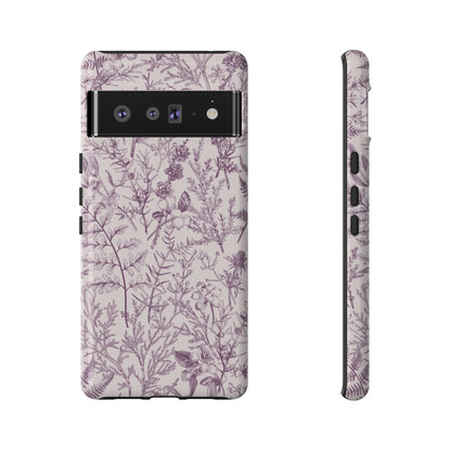 Plum Botanical Garden | Purple Floral Case