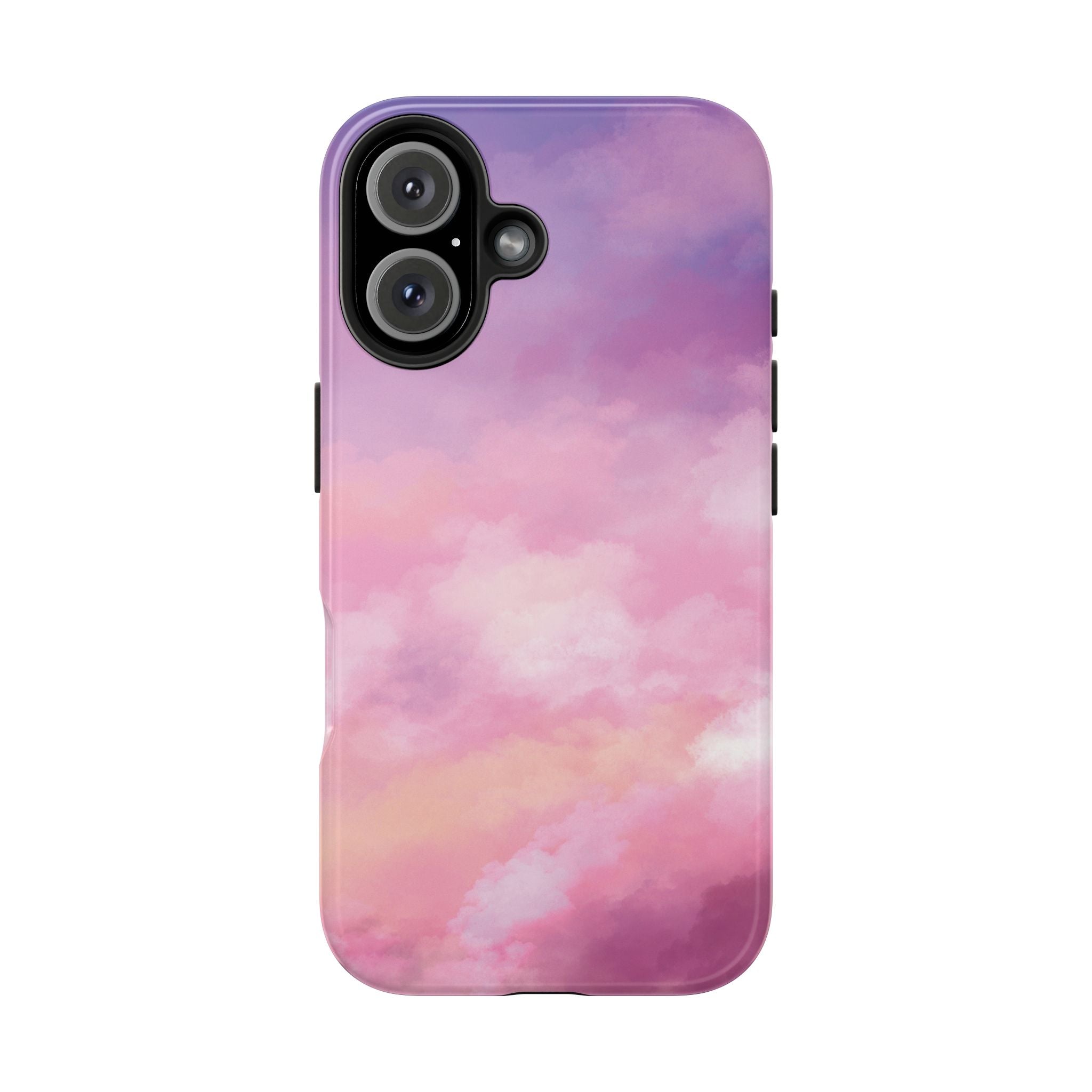 Stormy Purple Abstract iPhone Case
