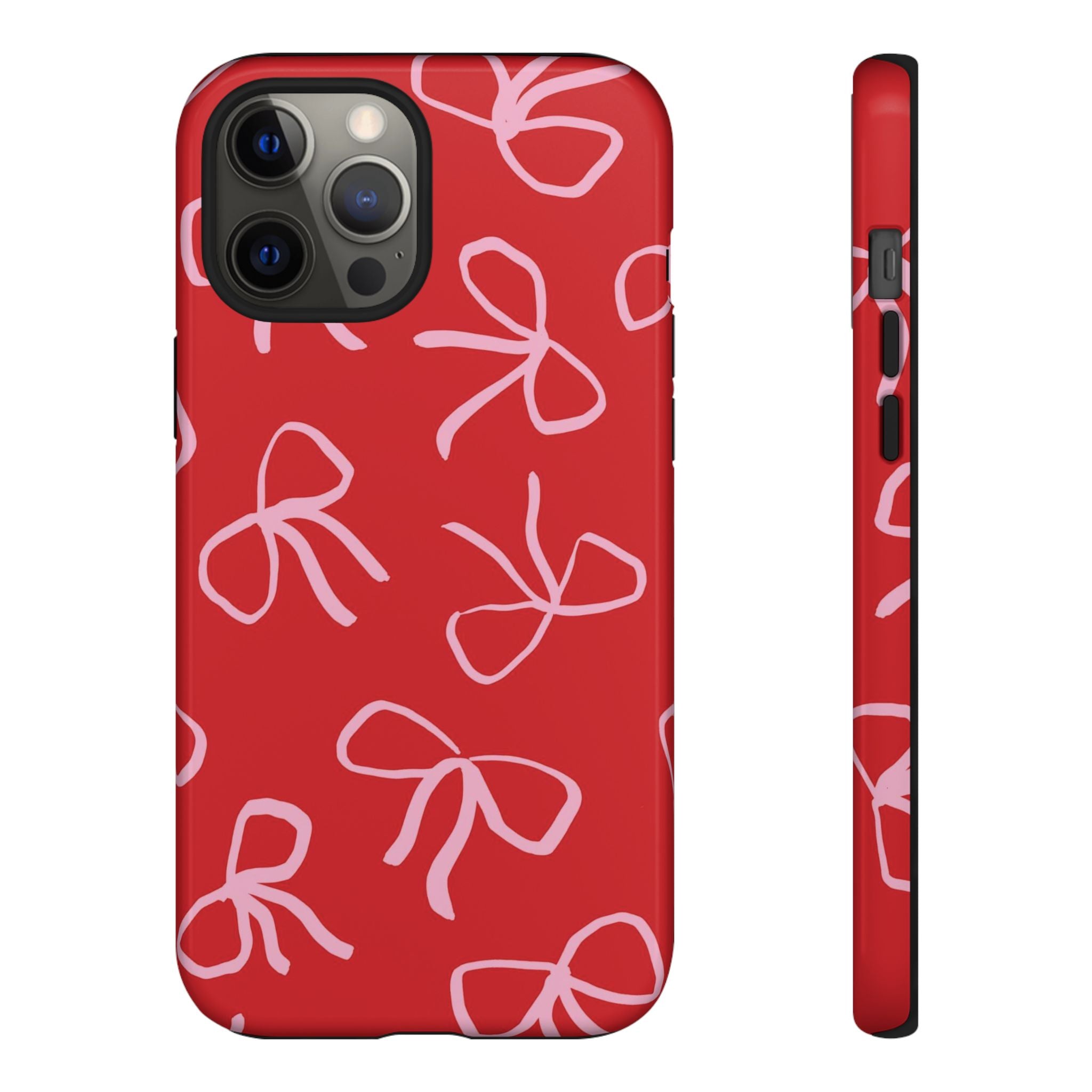 Rubans et nœuds | Coque iPhone Red Coquette