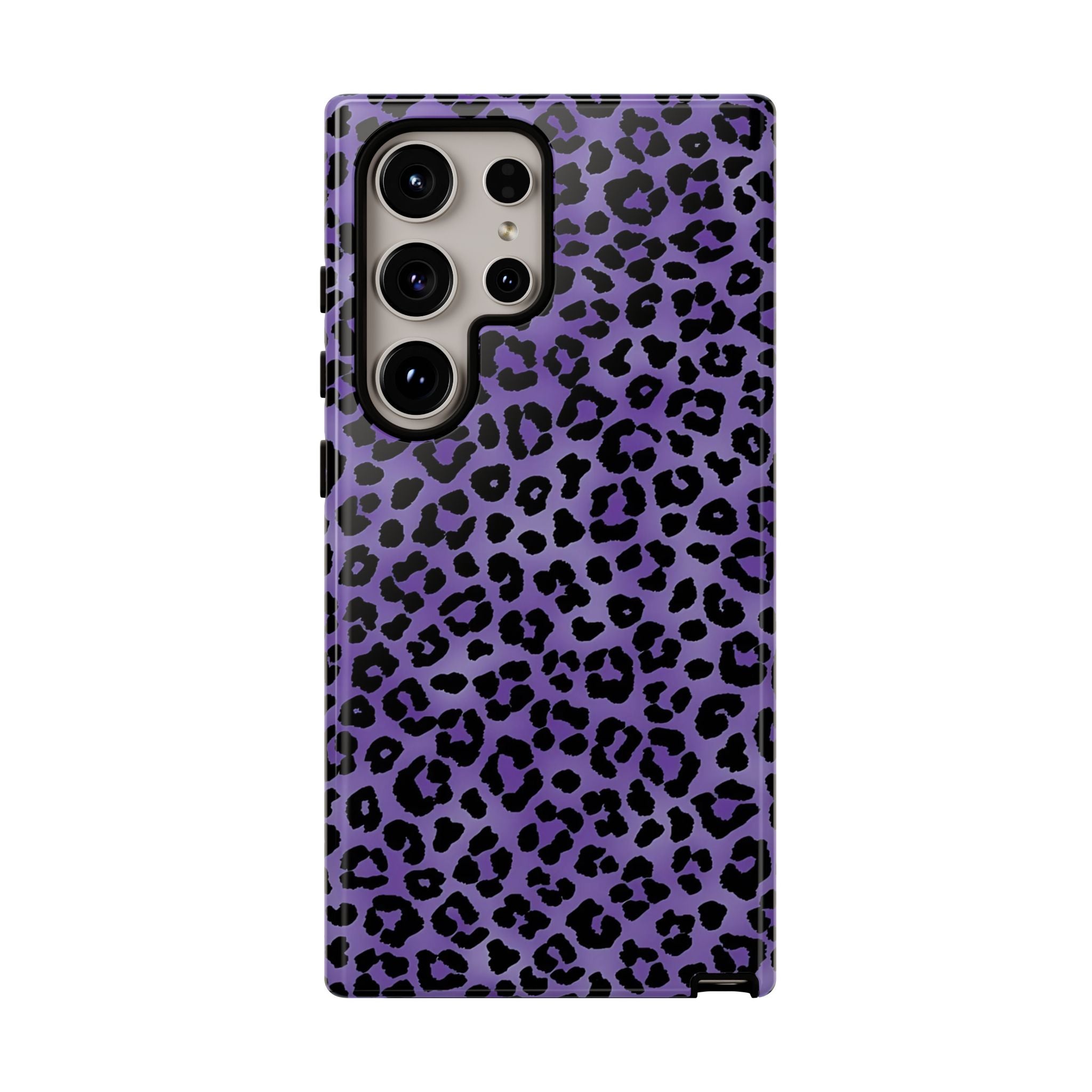 On the Prowl Purple Leopard Galaxy Case