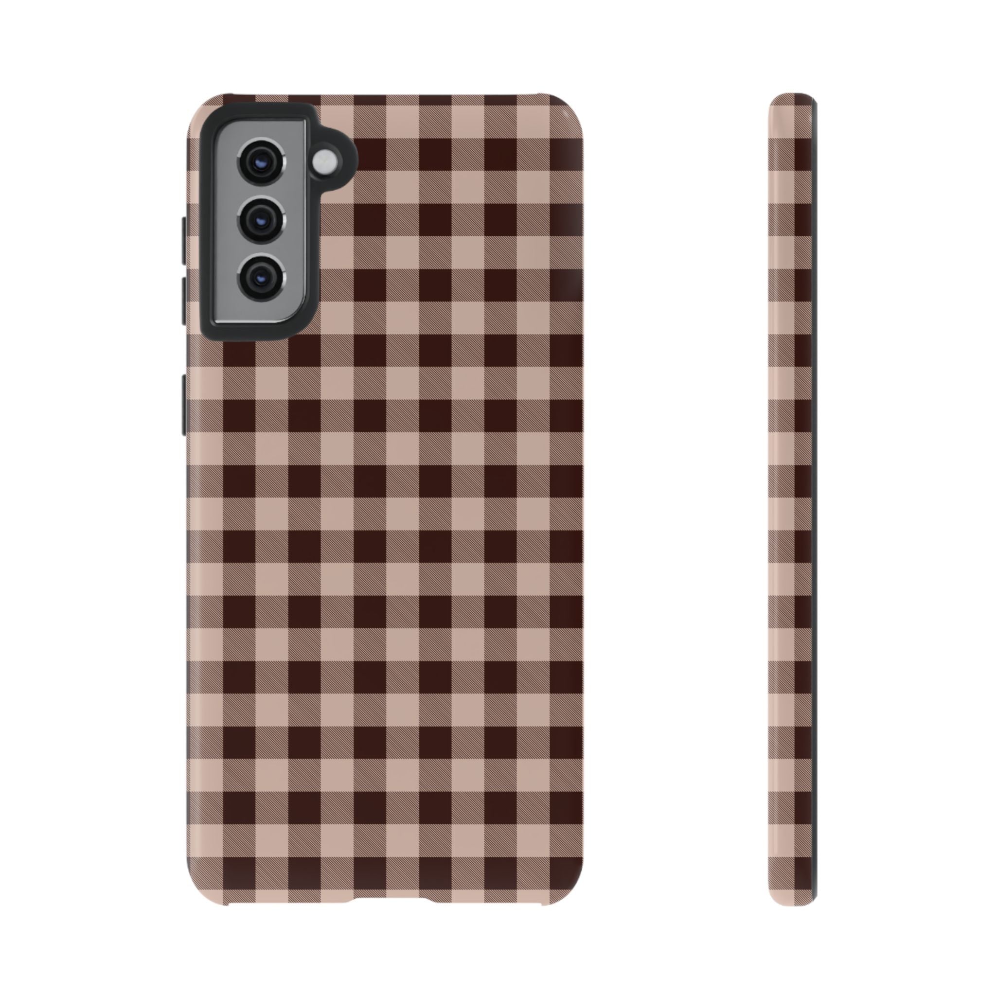 Latte Check Phone Case