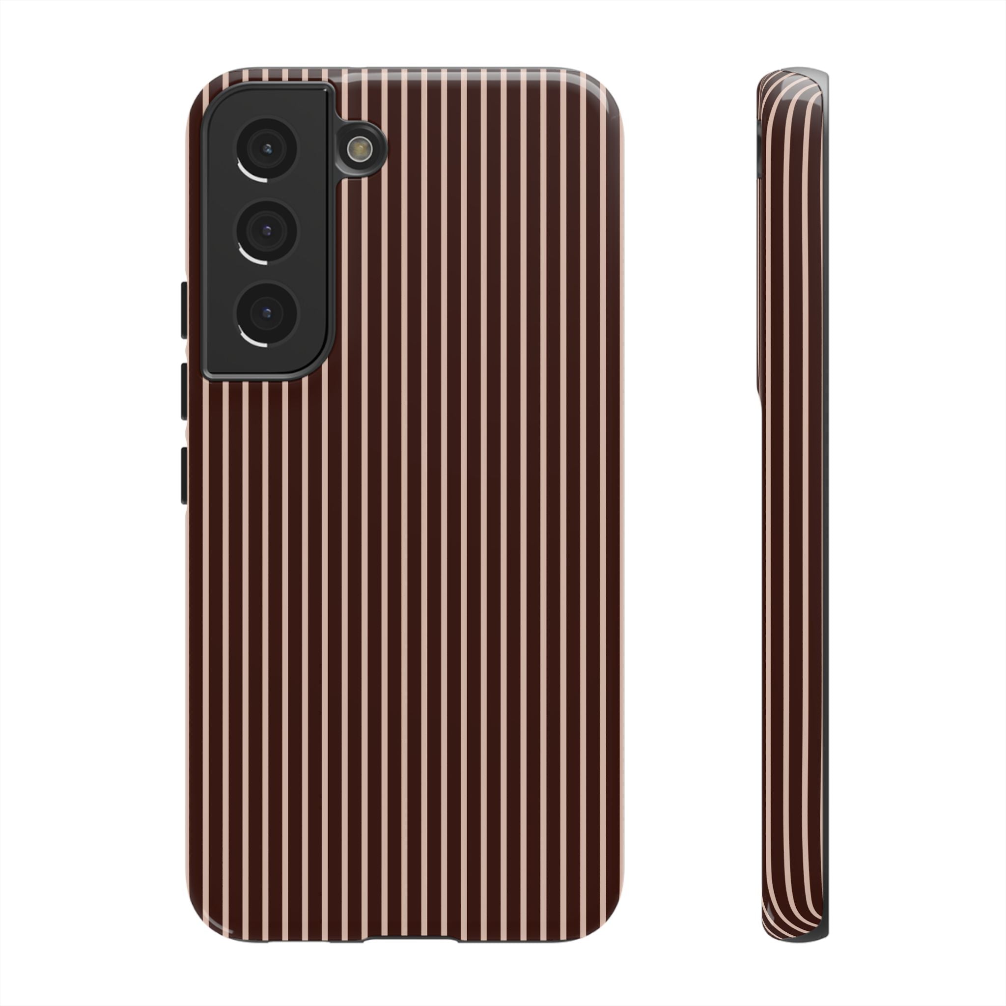 Cocoa Stripe Phone Case
