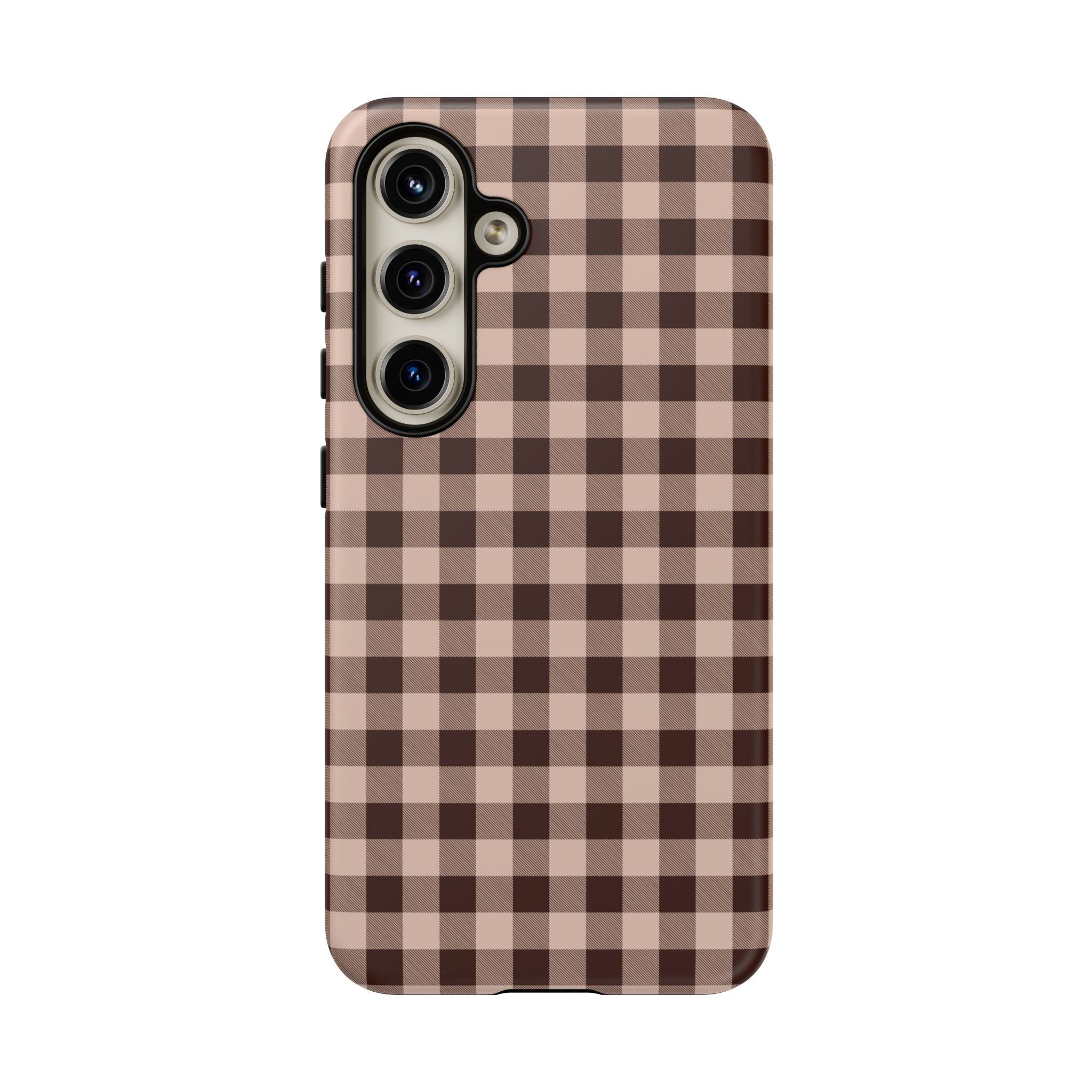 Latte Check Phone Case