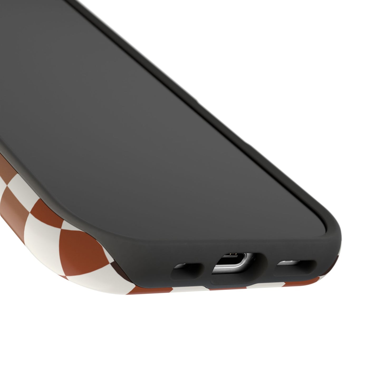 Neutral Check | Checkerboard iPhone Case