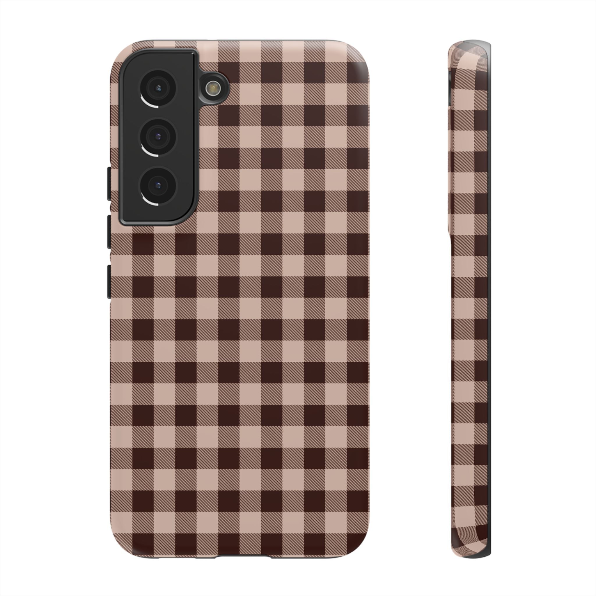 Latte Check Phone Case