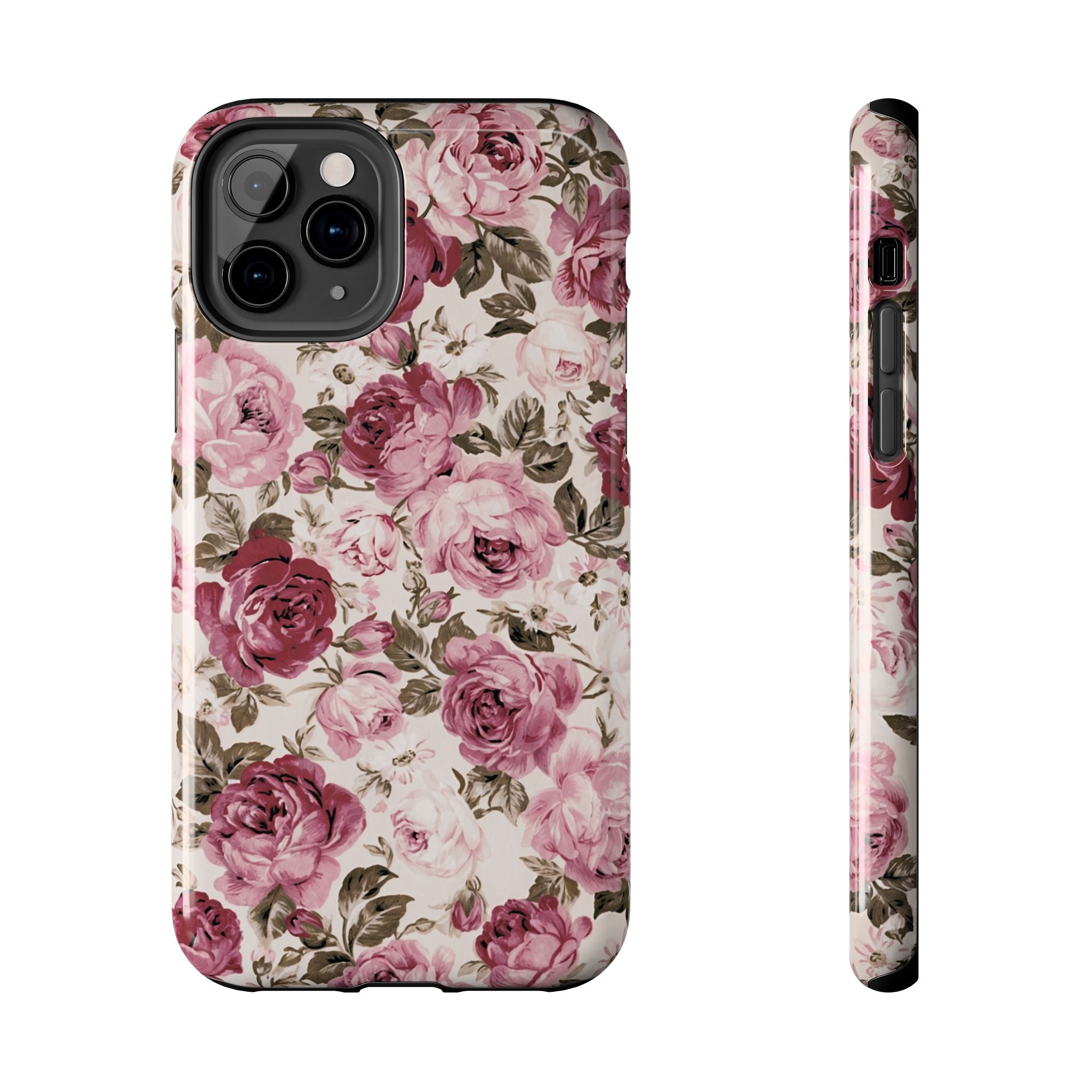 Love Story Romantic Floral iPhone Case