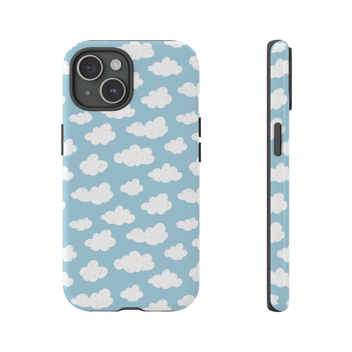 Cloud Nine | Blue Cloud Print iPhone Case