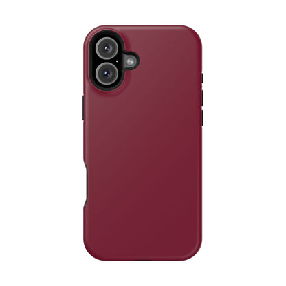 Burgundy Bliss | Satin Finish iPhone Case