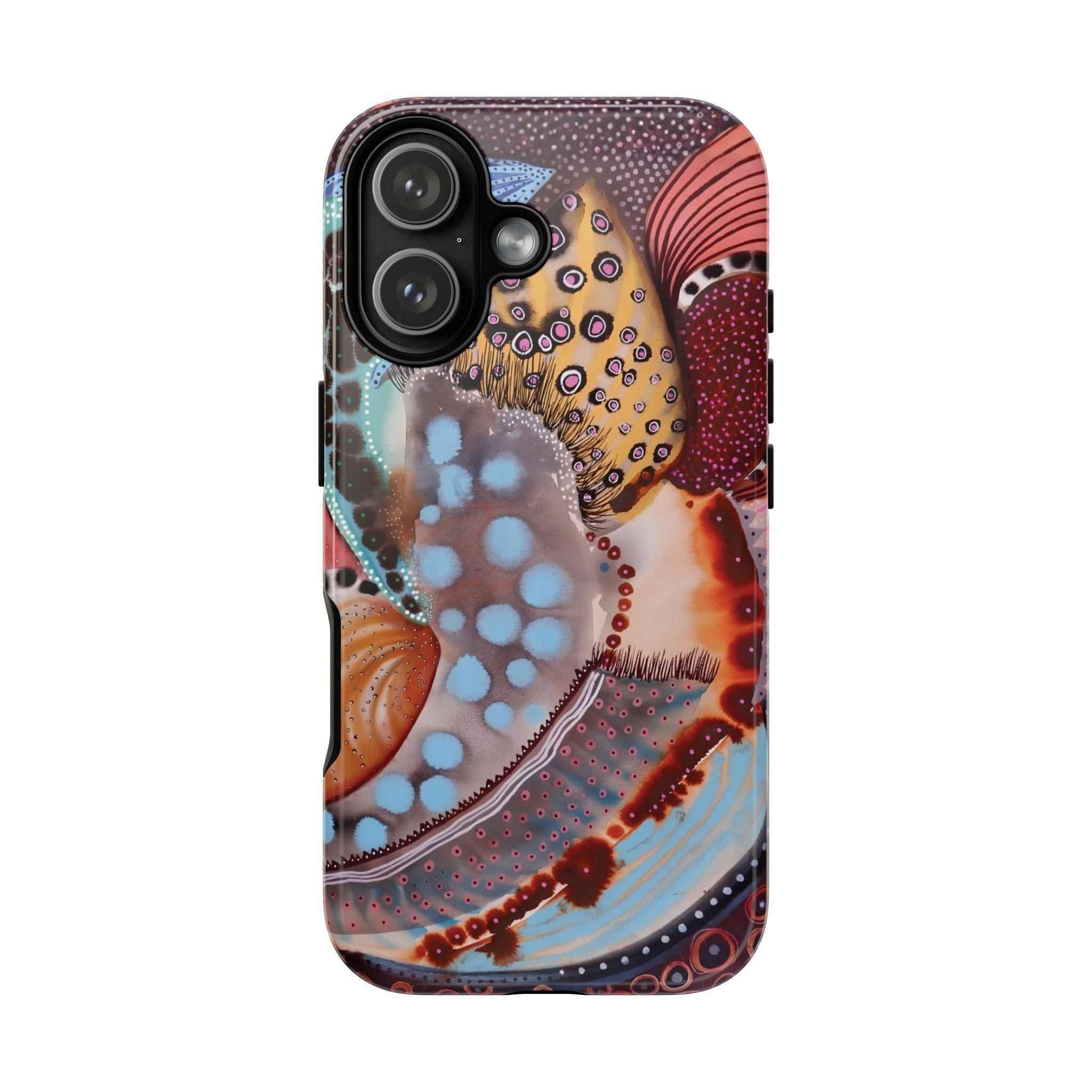Ocean Echo | Abstract Sea Life iPhone Case