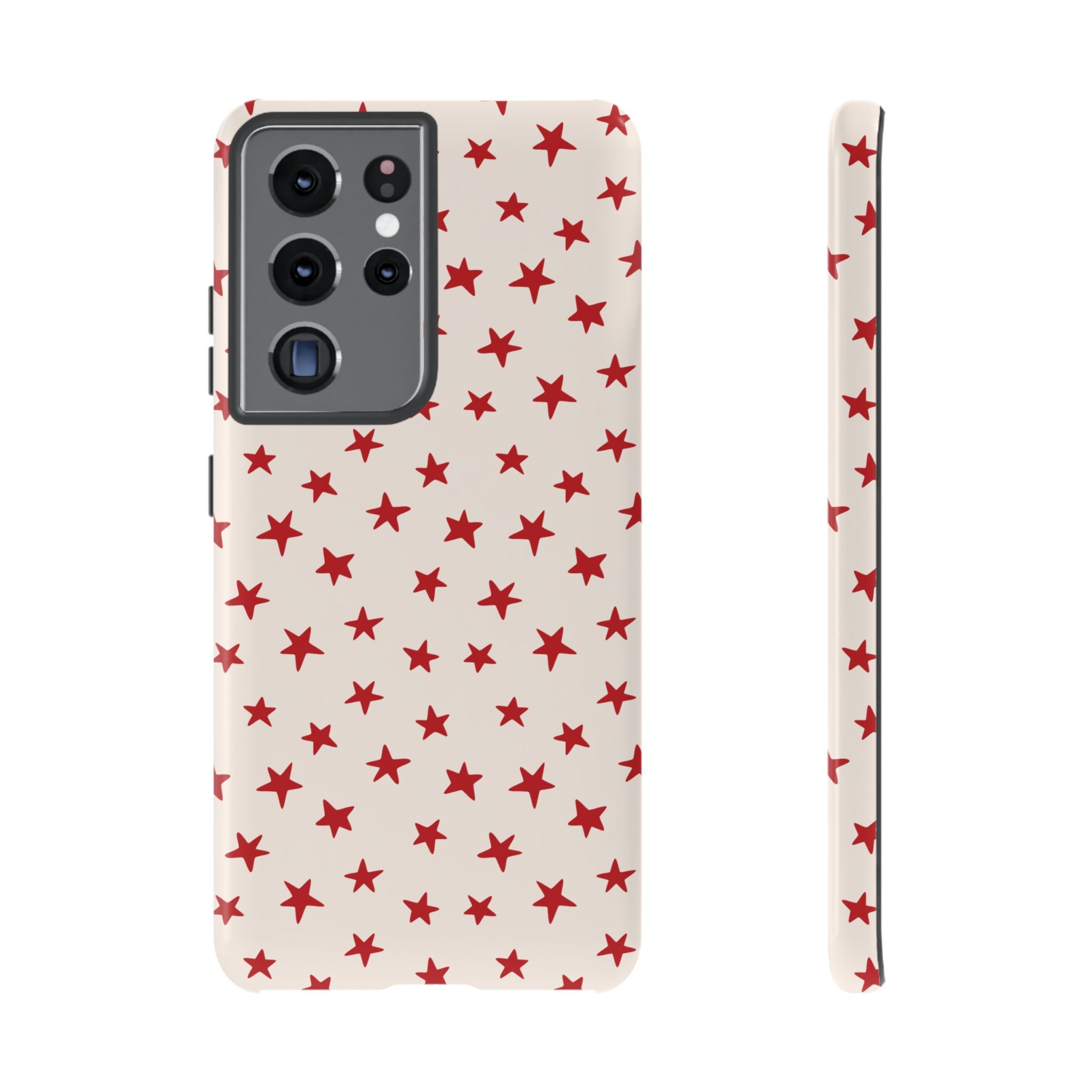 Starstruck Red Stars Galaxy Case