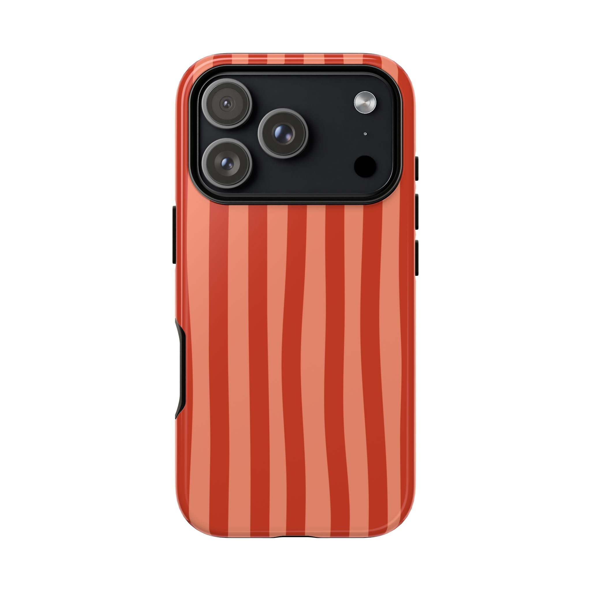 Orange Crush | Wavy Stripe iPhone Case