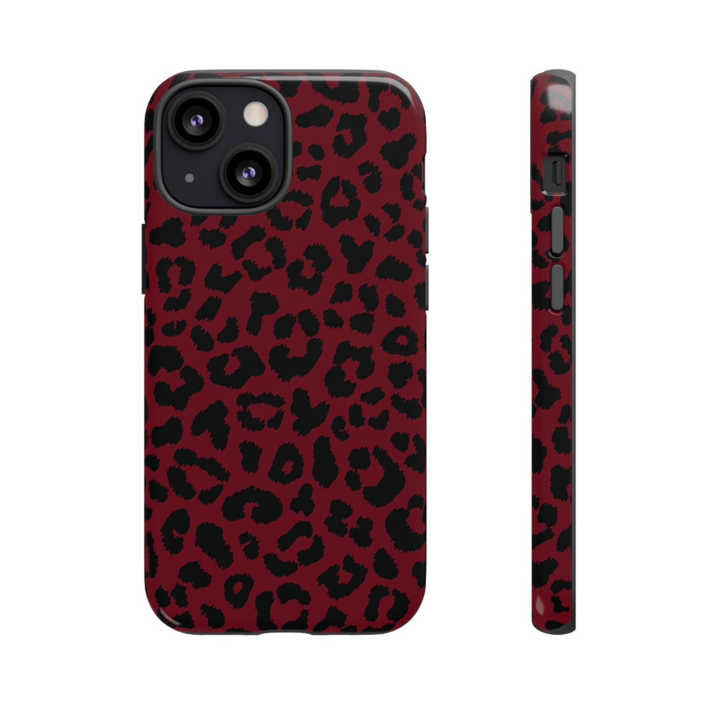 Gone Wild  | Red Leopard Print iPhone Case