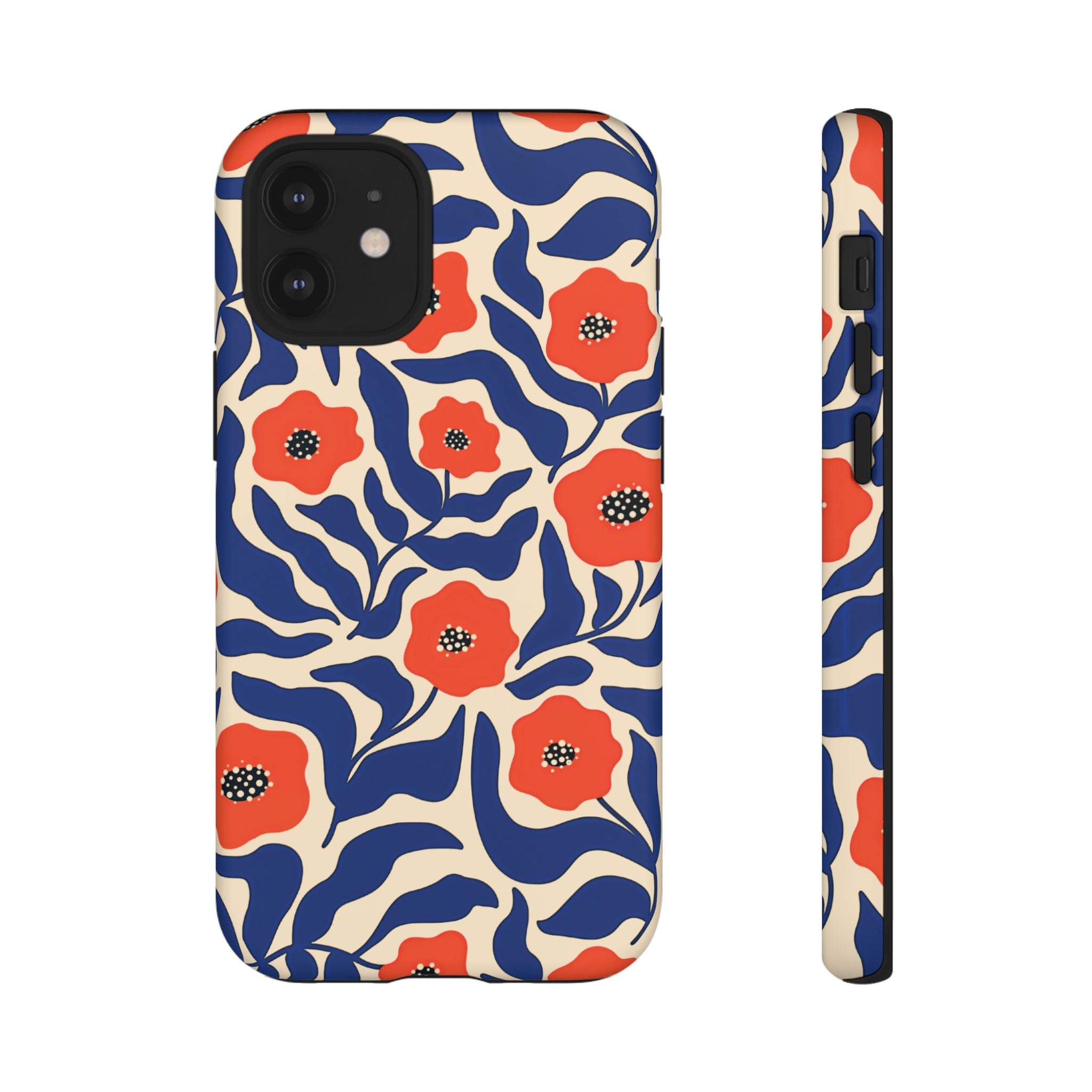 Indigo Poppy Phone Case