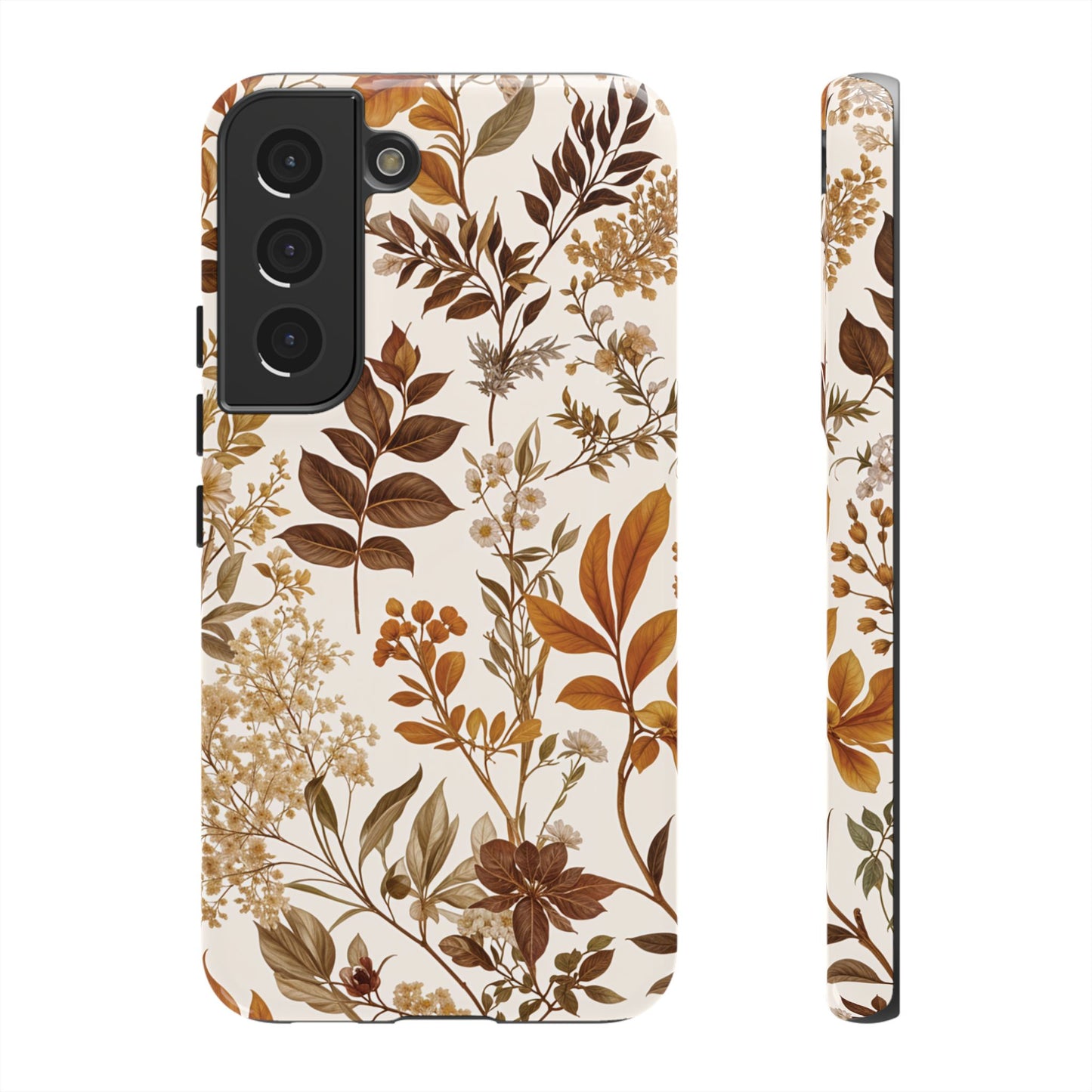 Autumn Botanical | Brown Floral Case