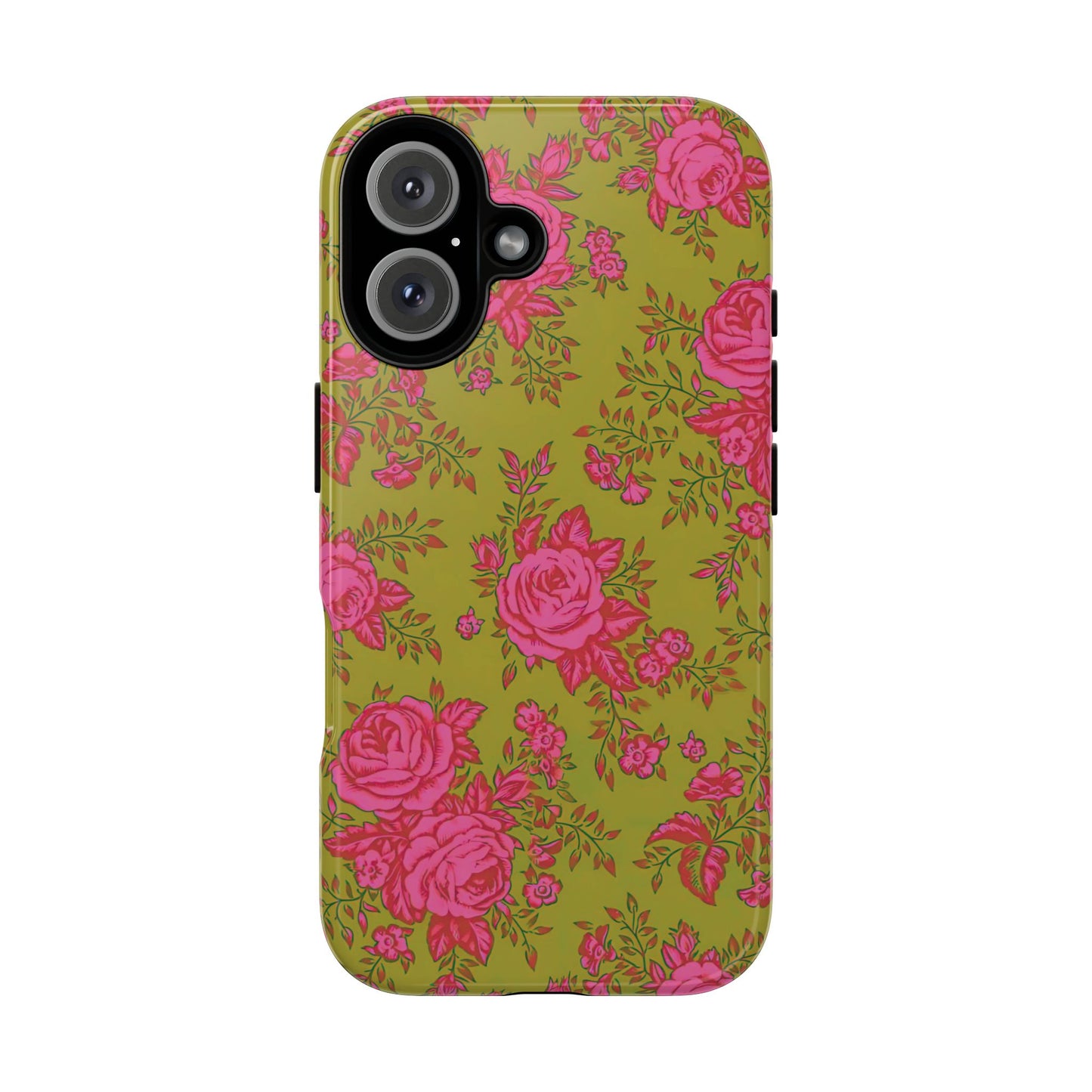 Green With Envy | Rose Floral iPhone Case