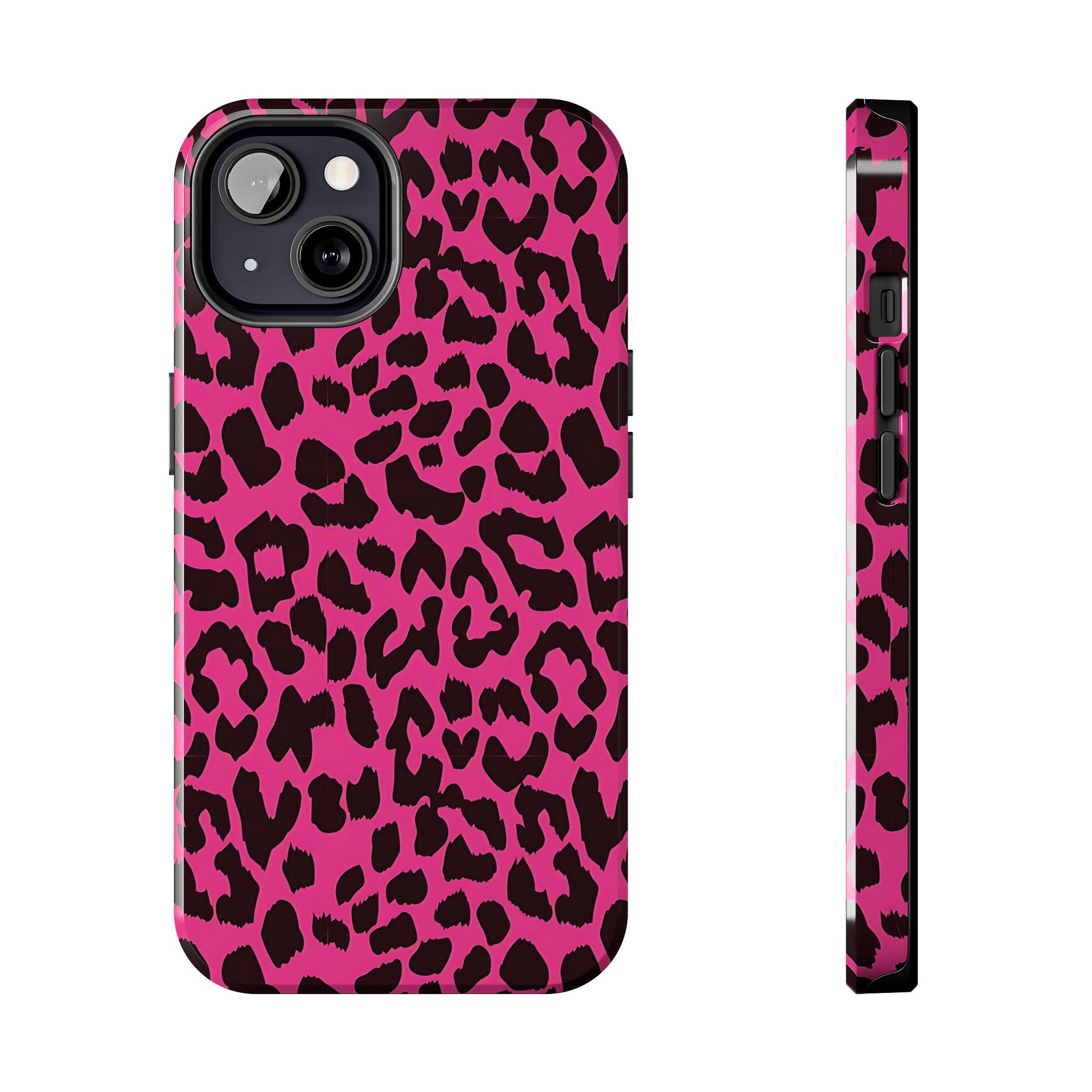 Funda para iPhone con estampado de leopardo rosa | Pasarela