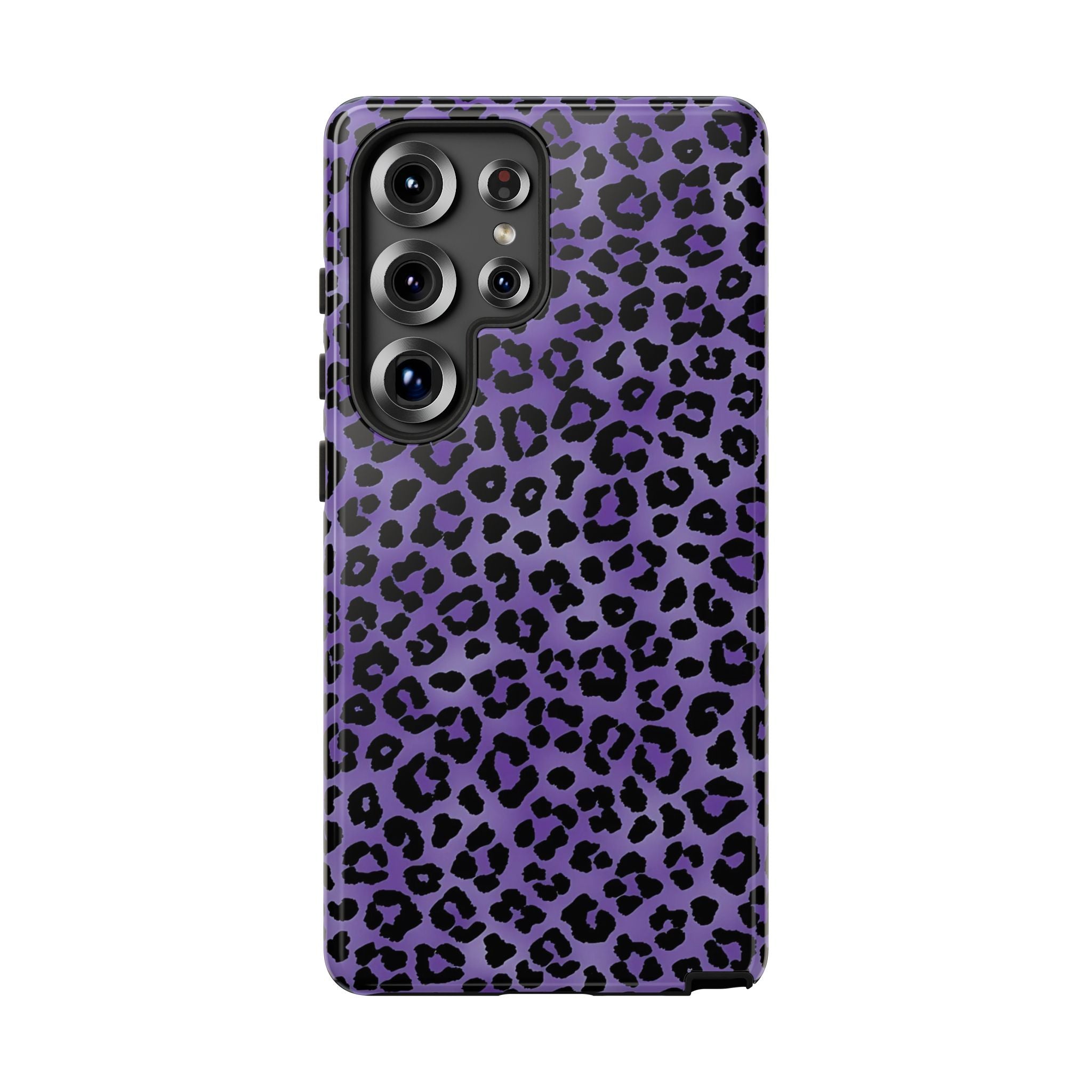 On the Prowl Purple Leopard Galaxy Case