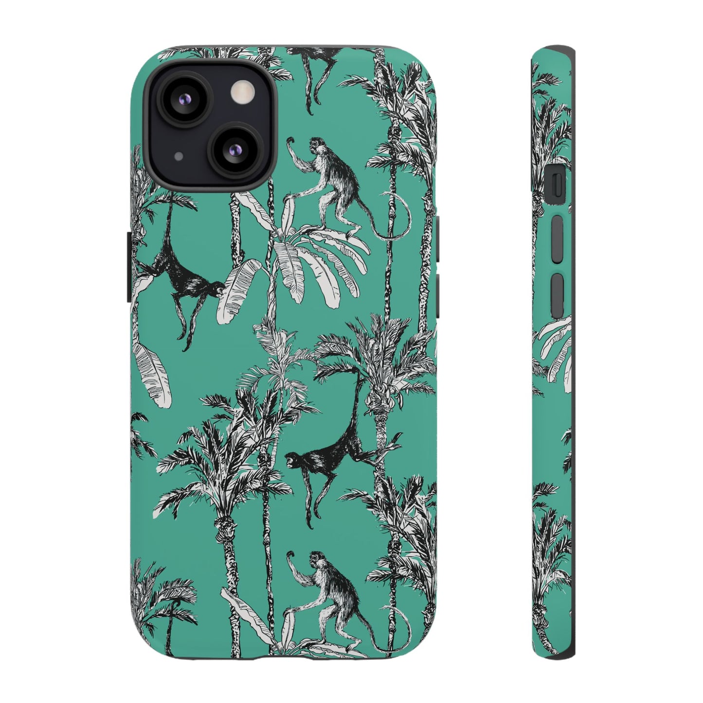 Monkey Business | Retro Tropical Palms Case