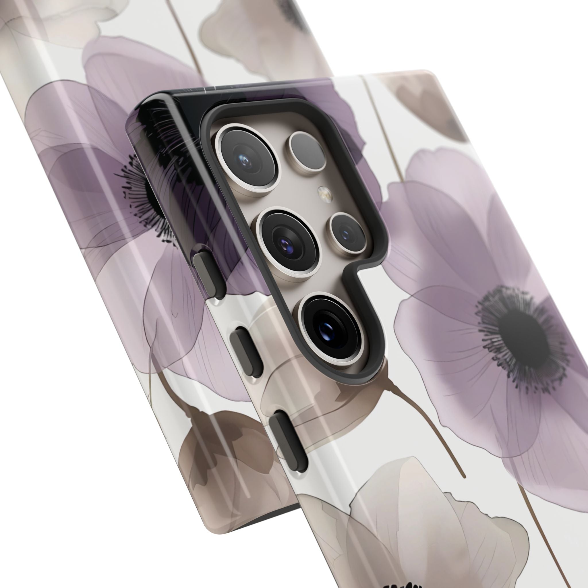 Bloom Purple Floral Galaxy Case