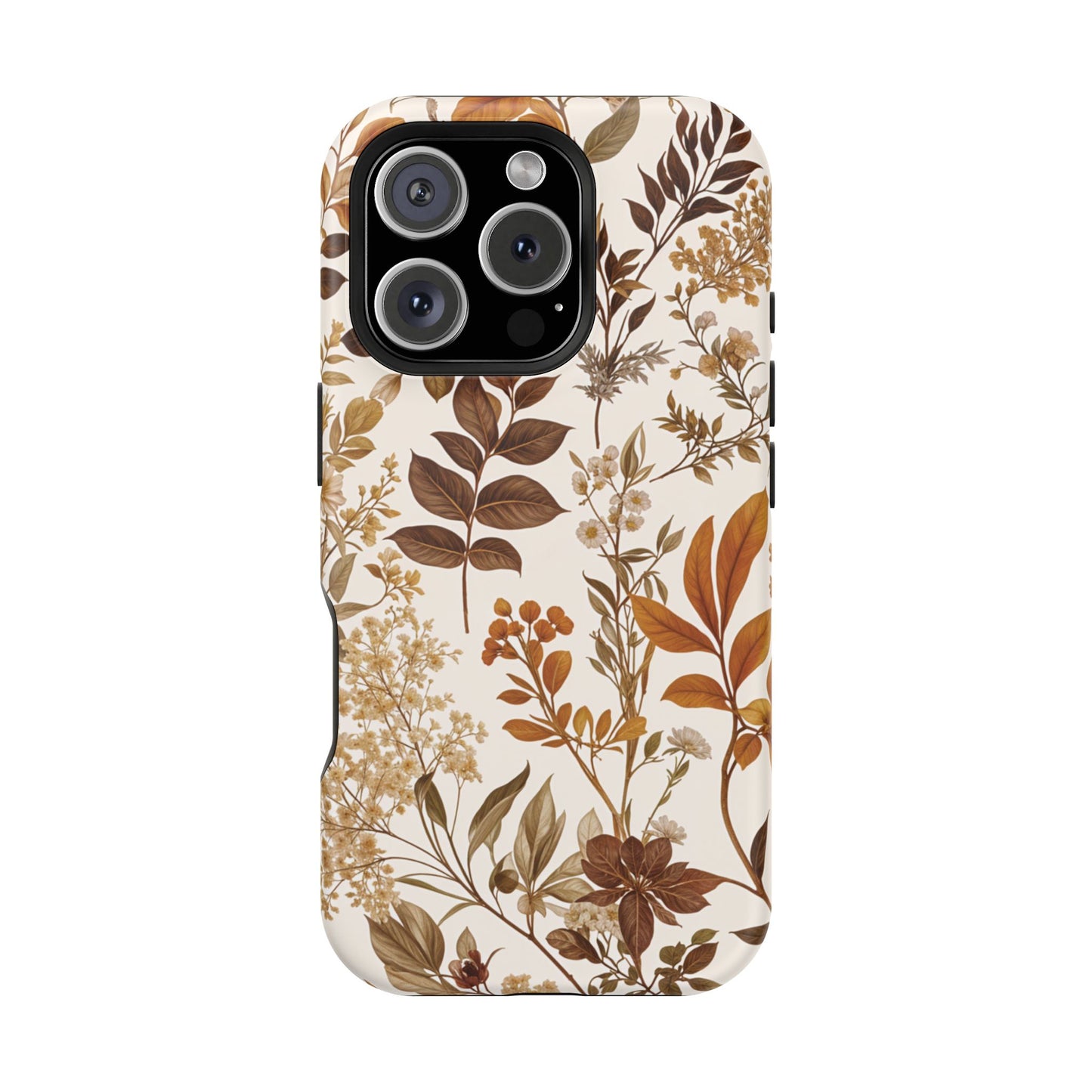 Autumn Botanical | Brown Floral MagSafe Case