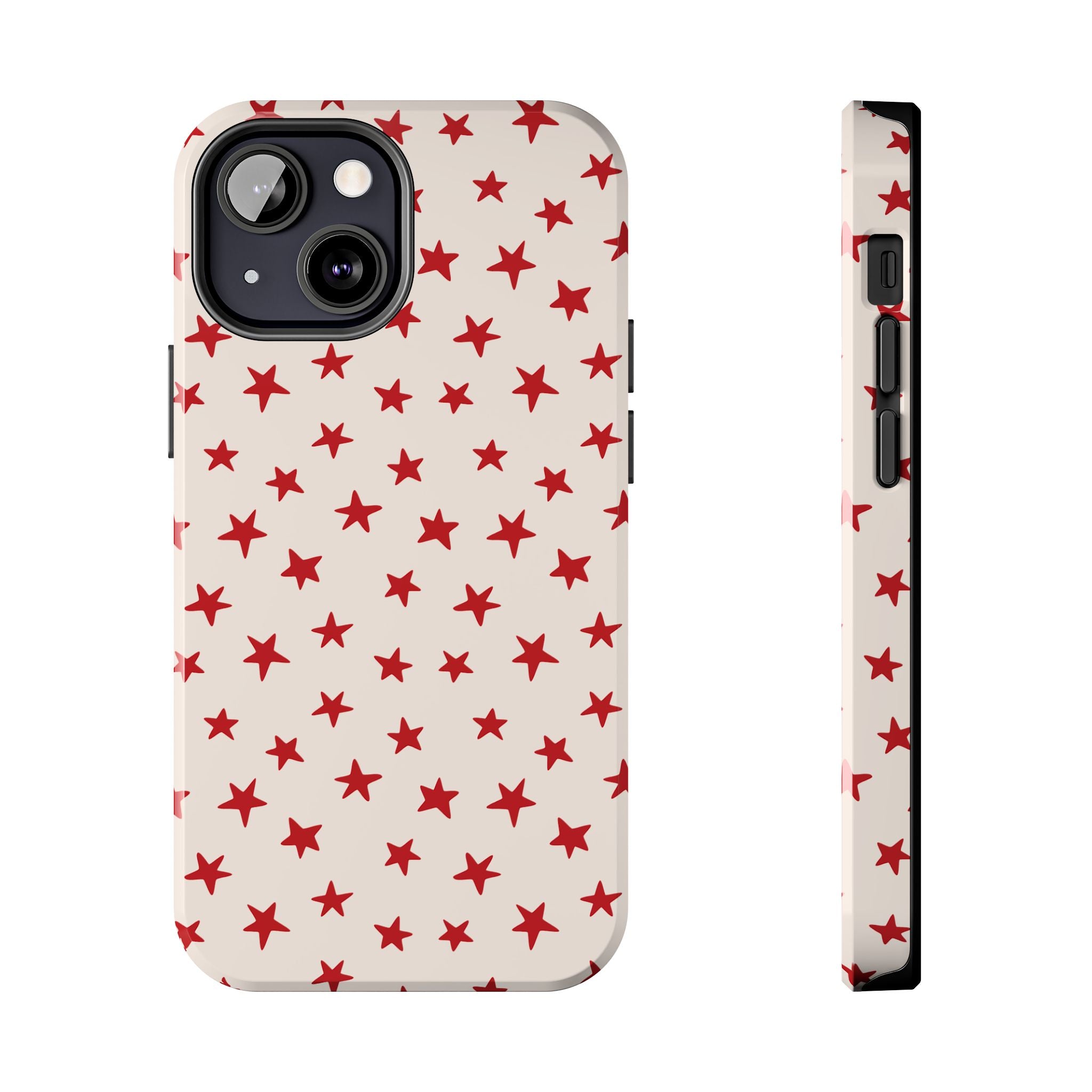 Starstruck Red Stars iPhone Case