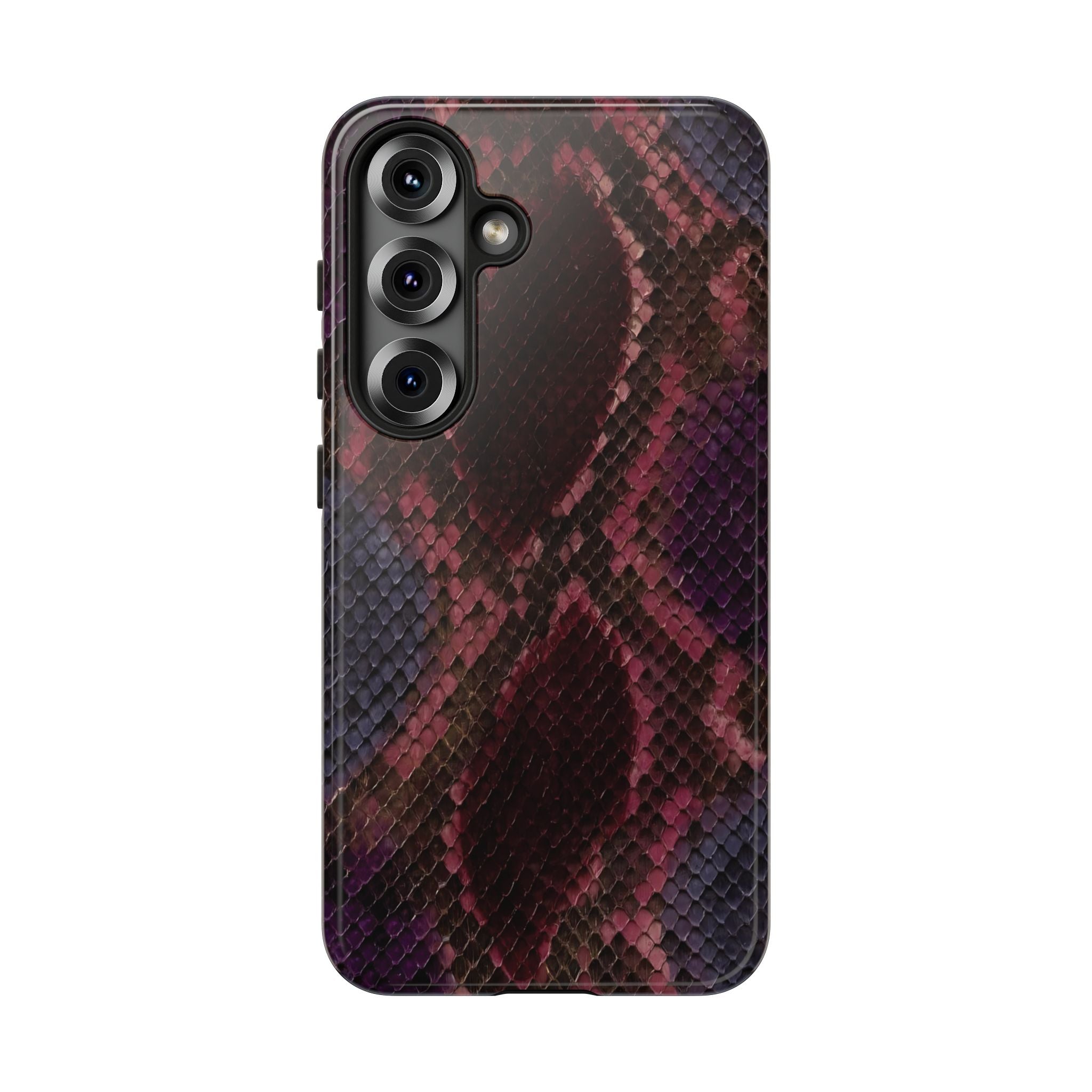 Plum Viper | Snake Print Galaxy Case