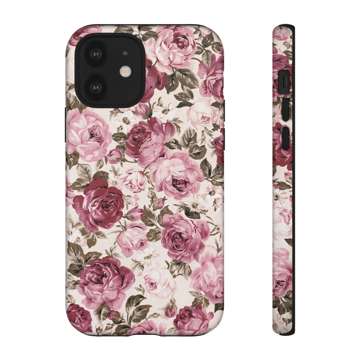 Love Story | Vintage Pink Rose Floral iPhone Case