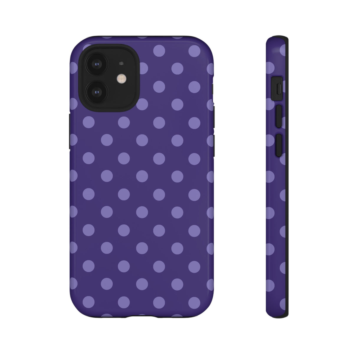 Plum Pop | Polka Dot iPhone Case