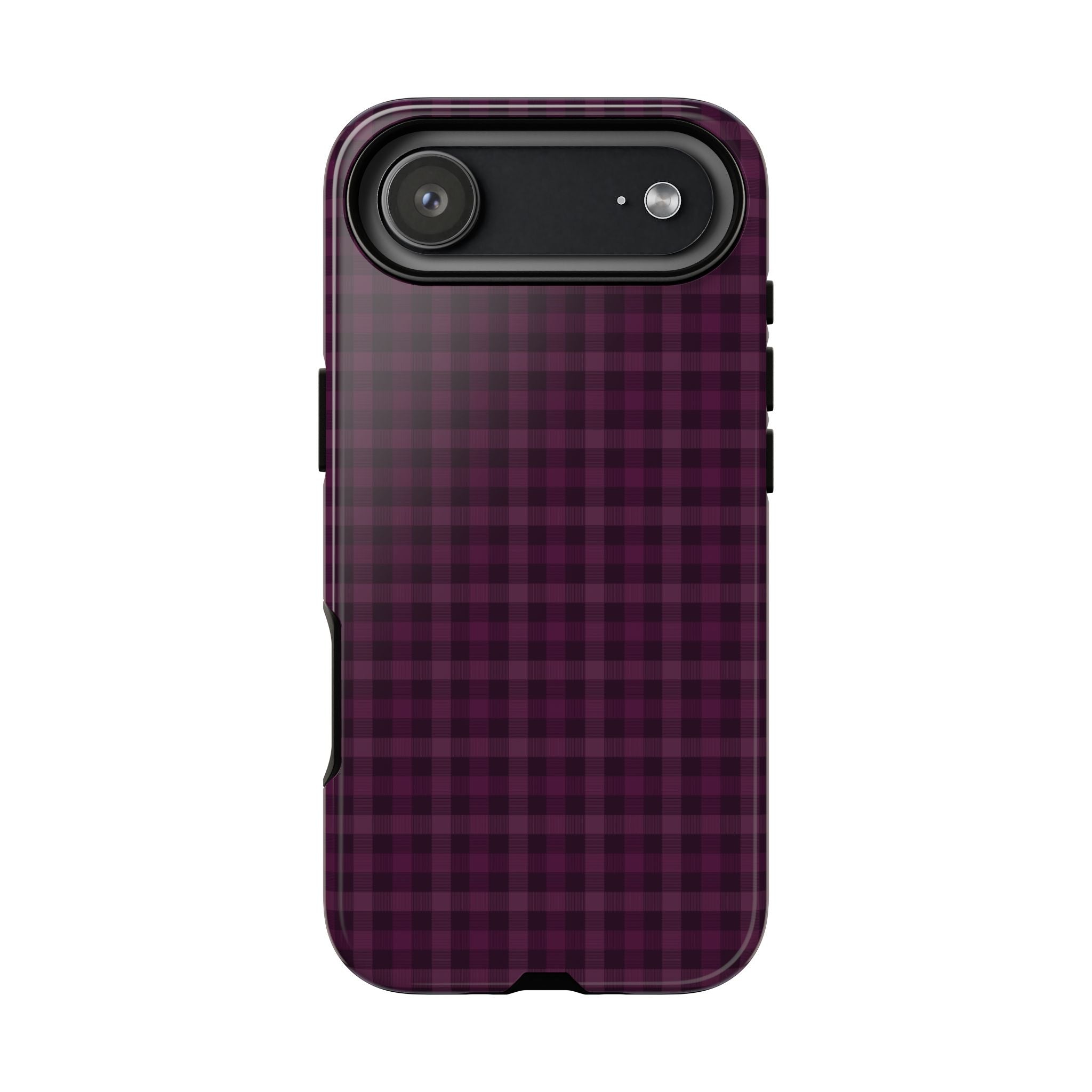 Plum Crush | Purple Plaid iPhone Case