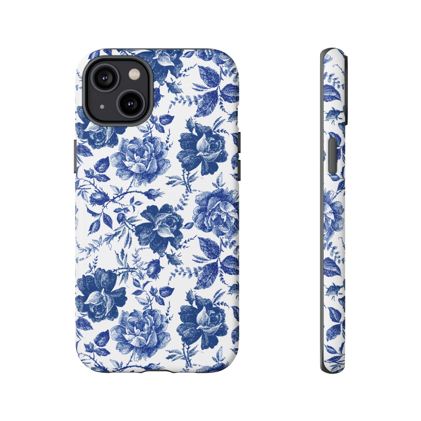 Indigo Rose | Blue Floral Case