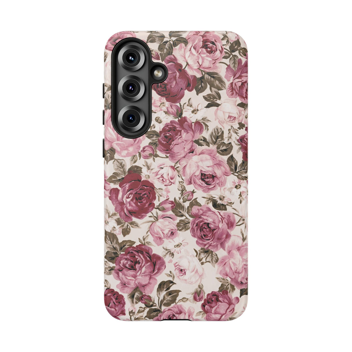 Love Story | Vintage Pink Rose Floral Galaxy Case