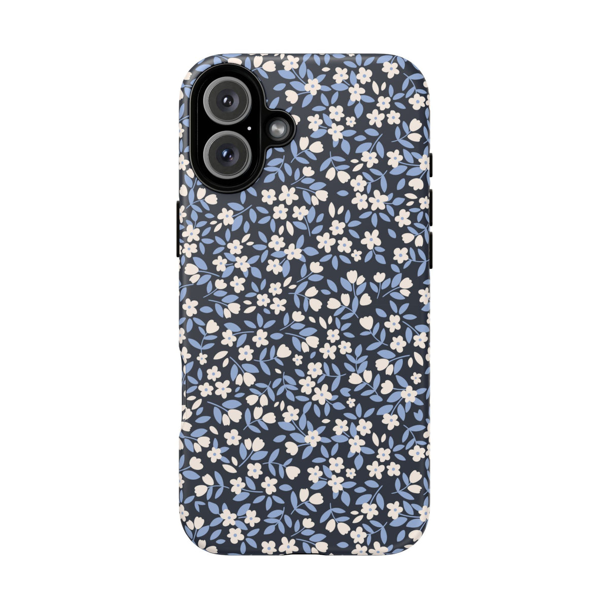 Ditsy Darling | Navy Blue Floral iPhone Case