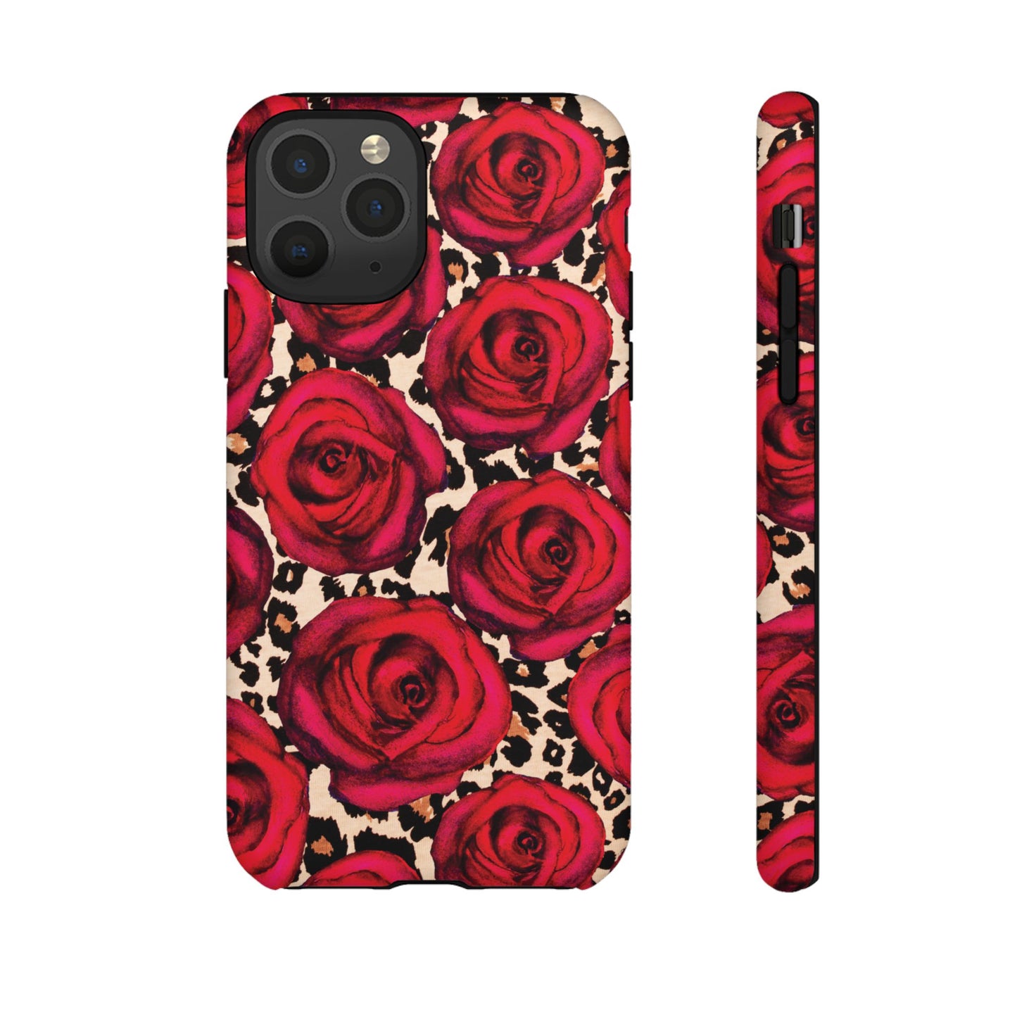 Rose Leopard | Red Floral Case