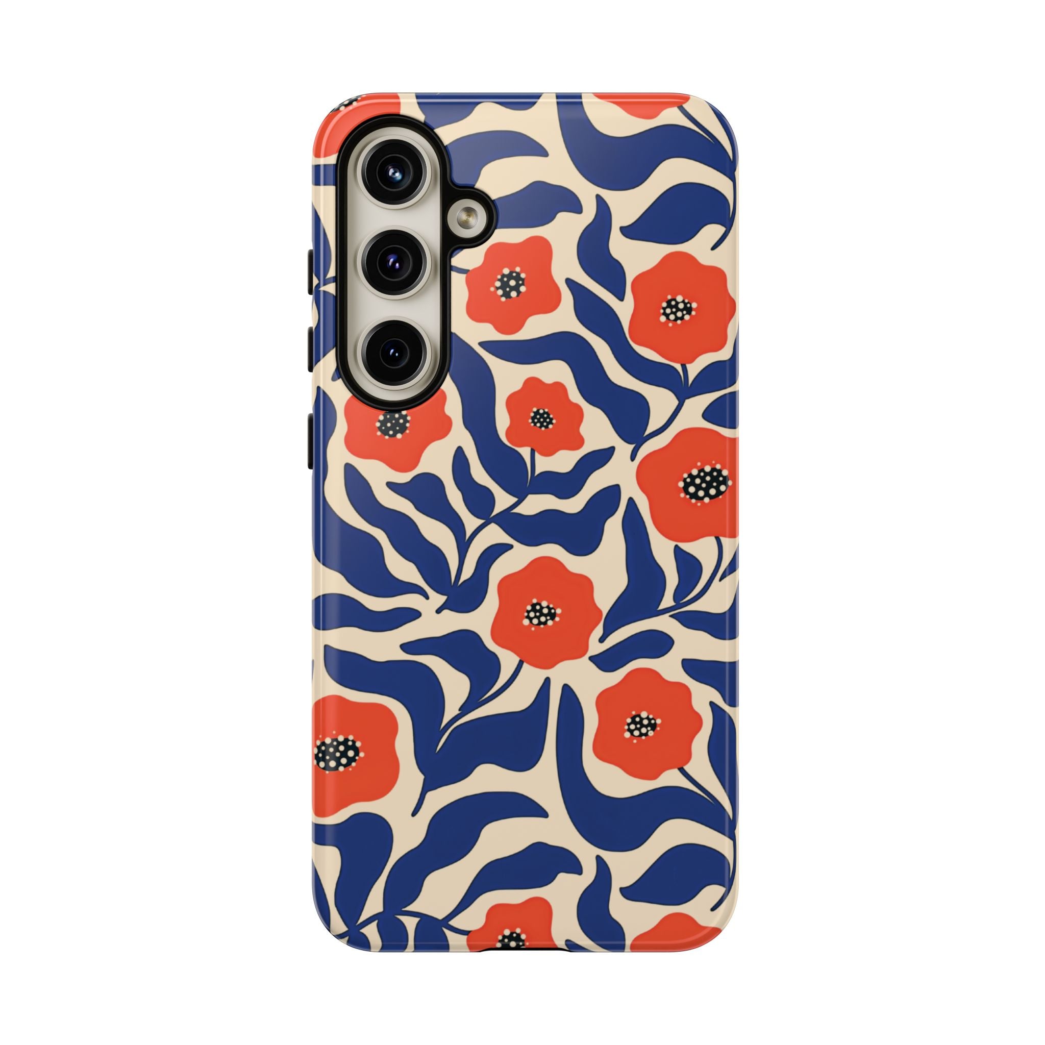 Indigo Poppy Phone Case