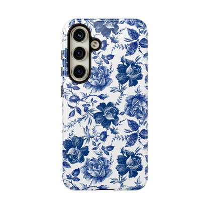 Indigo Rose | Blue Floral Case