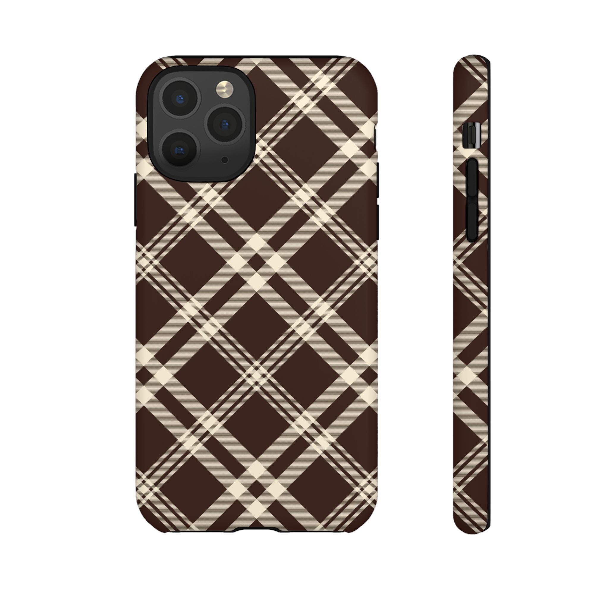Mocha Plaid | iPhone Case