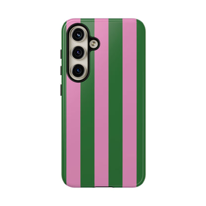 Retro Stripe | Pink & Green Y2K Case