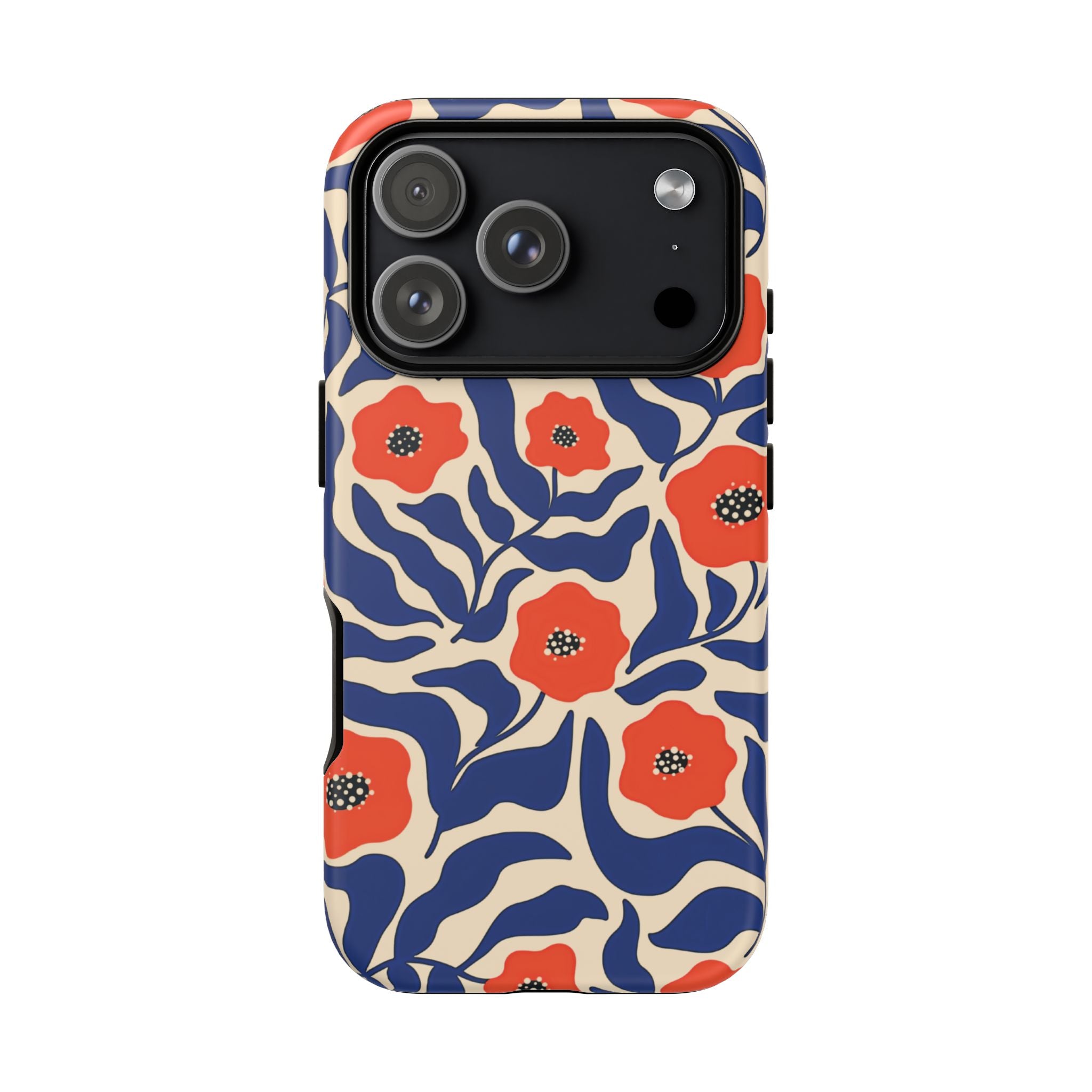 Indigo Poppy Phone Case