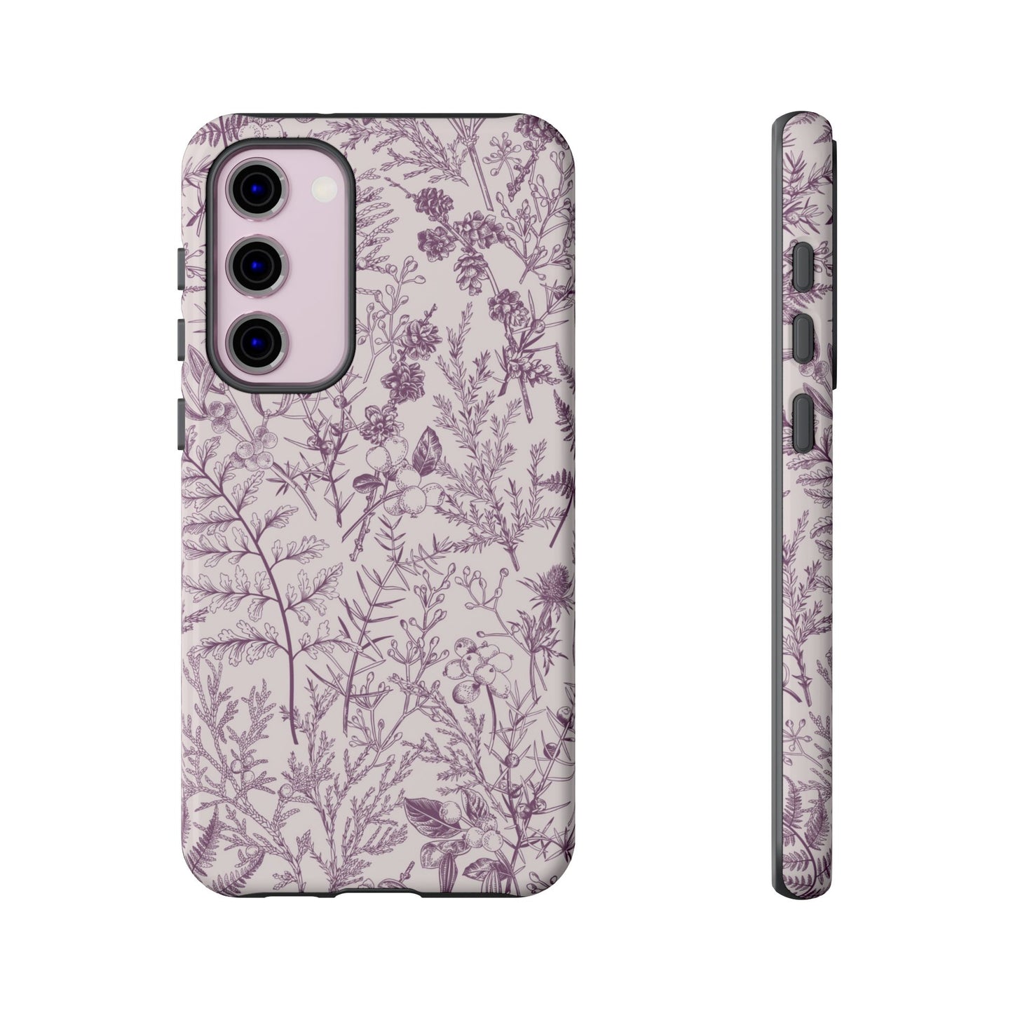 Plum Botanical Garden | Purple Floral Case