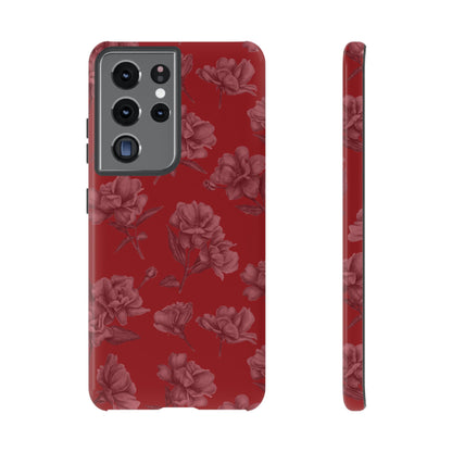 Roses Are Red | Red Floral Case