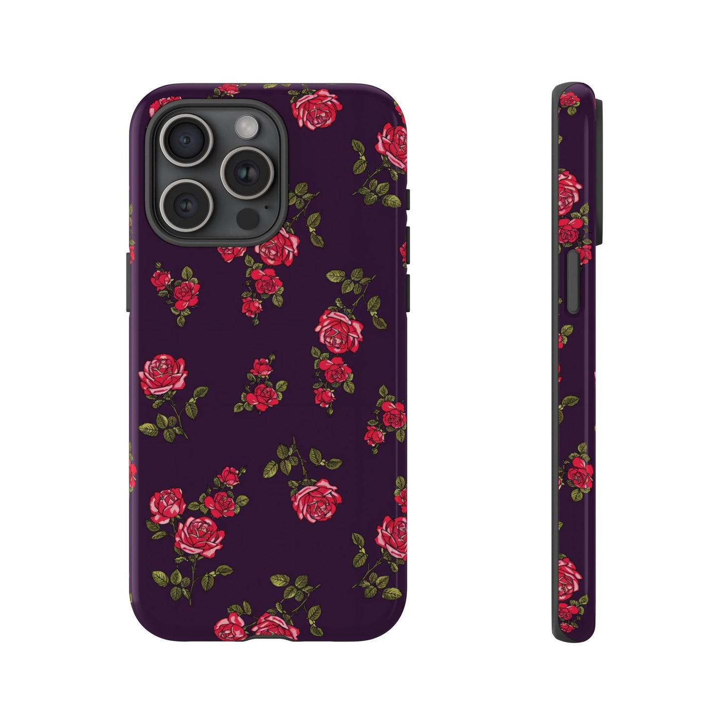 Enchanteur | Coque iPhone à motif floral indigo