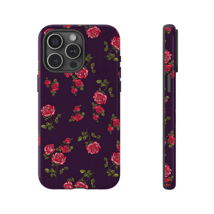 Enchanteur | Coque iPhone à motif floral indigo